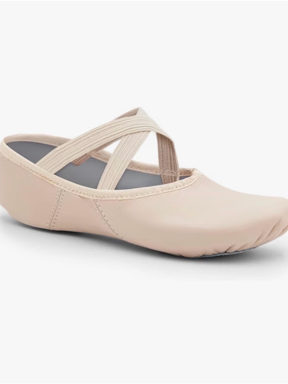 Capezio Women's Juliet Ballet Shoes Double Elastic Straps - light pink